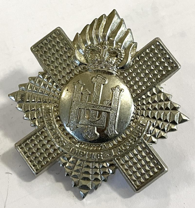 HLI / ROYAL HIGHLAND FUSILIERS PIPERS GLENGARRY BADGE