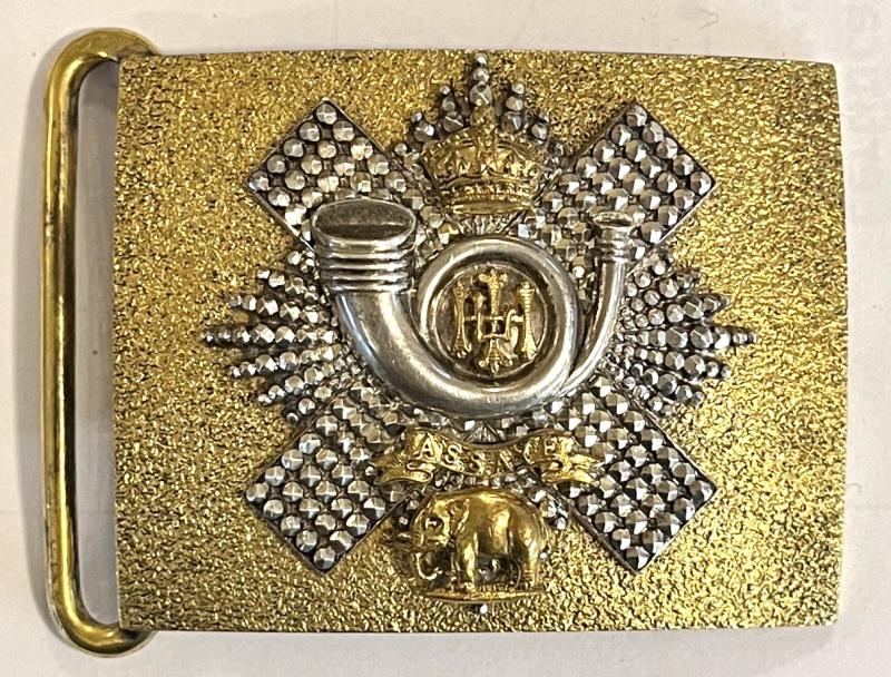 H.L.I.(HIGHLAND LIGHT INFANTRY) VICTORIAN  OFFICERS BELT PLATE