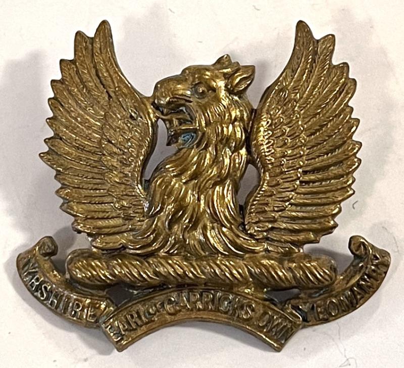 WW1 - AYRSHIRE YEOMANRY CAP BADGE