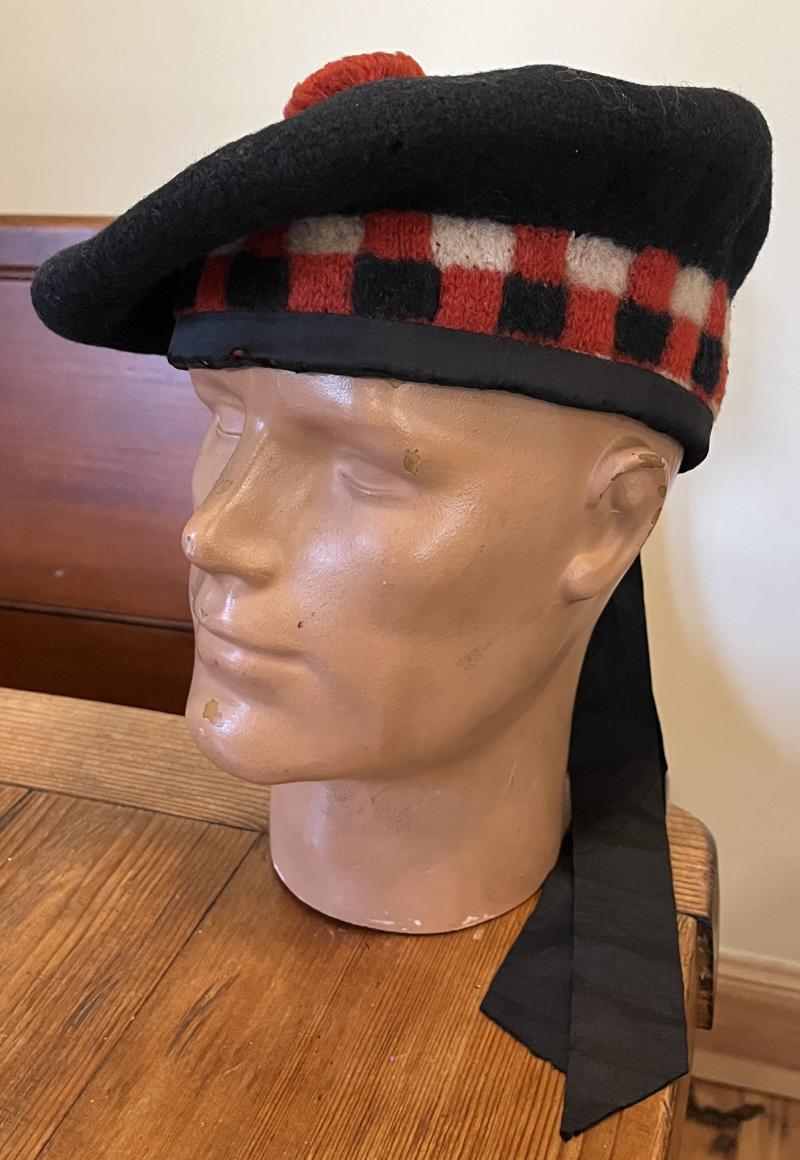 EARLY VICTORIAN ( 1830 ) - SCOTTISH REGIMENTS BALMORAL BONNET