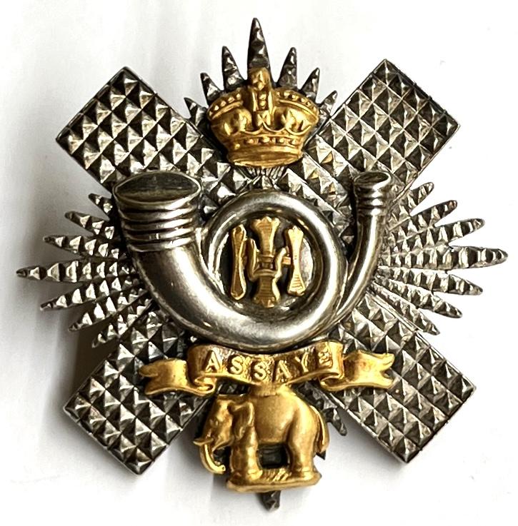 VICTORIAN - H.L.I. (HIGHLAND LIGHT INFANTRY)  OFFICER 5-PIECE BADGE