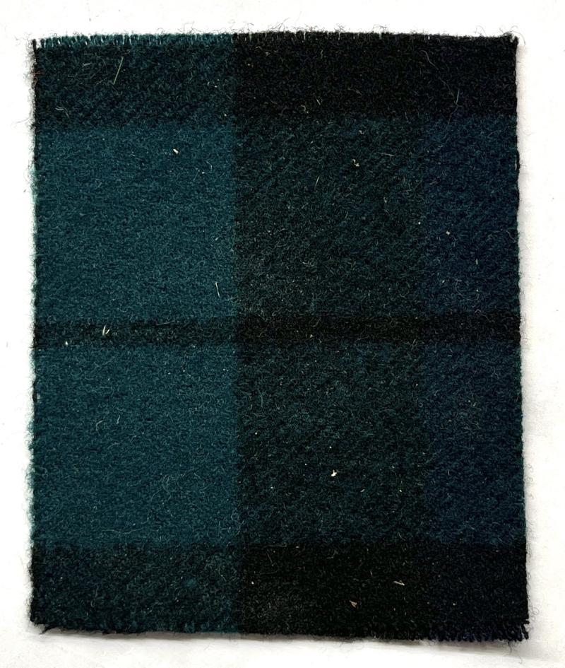 WW2 - ARGYLL & SUTHERLAND HLDRS. TAM O SHANTER BONNET - TARTAN PATCH