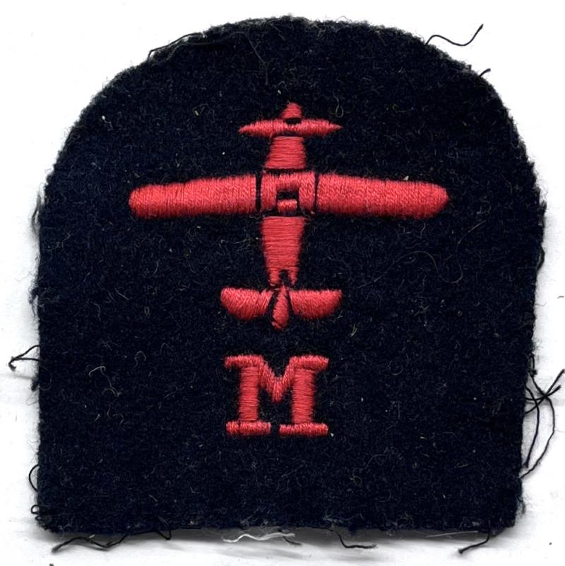 WW2 - FLEET AIR ARM -  MECHANICS SLEEVE PATCH