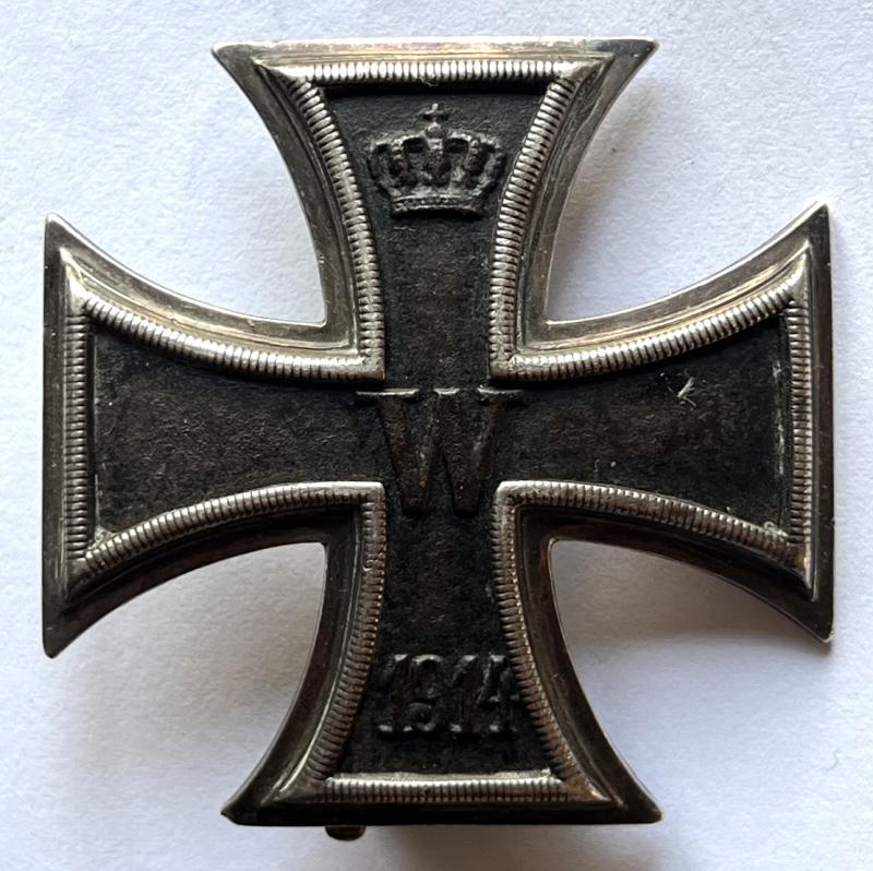 GERMAN WW1 CONVEX IRON CROSS FIRST CLASS