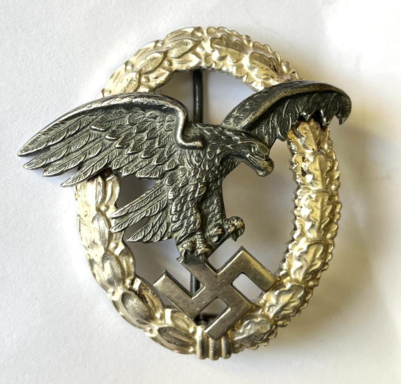 GERMAN WW2 LUFTWAFFE OBSERVERS BADGE - ASSMANN