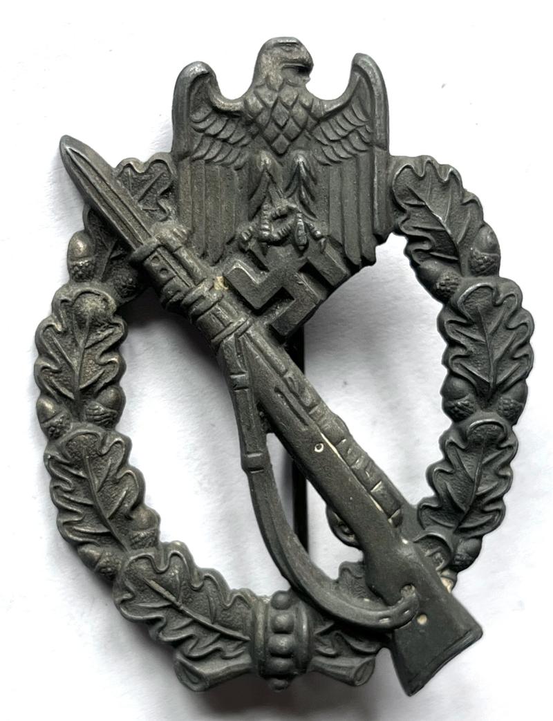 GERMAN WW2 - INFANTRY ASSAULT BADGE  - R.S.