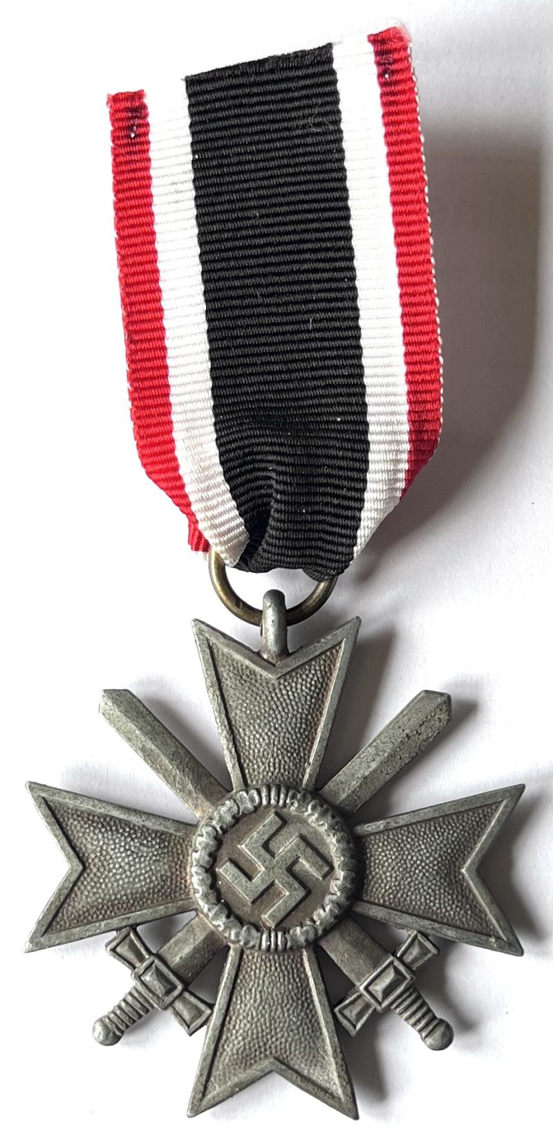 WW2 GERMAN - WAR MERIT CROSS - 2ND CLASS IN SILVER WITH SWORDS