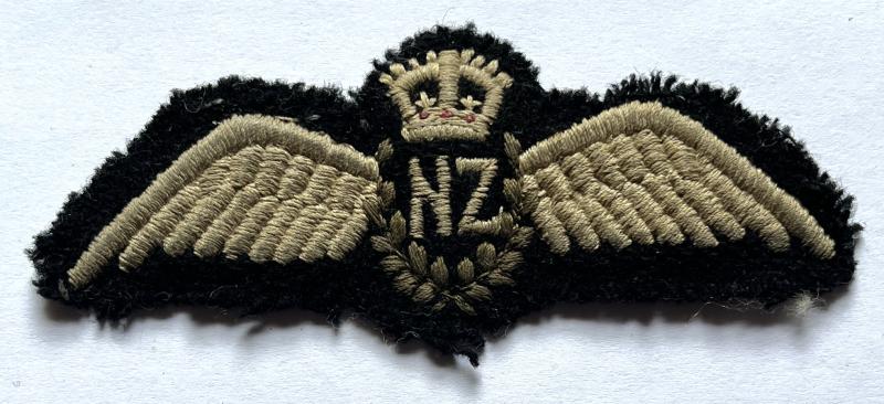 WW2 RAF - NEW ZEALAND AIR FORCE PILOTS WINGS - REMOVED FROM UNIFORM