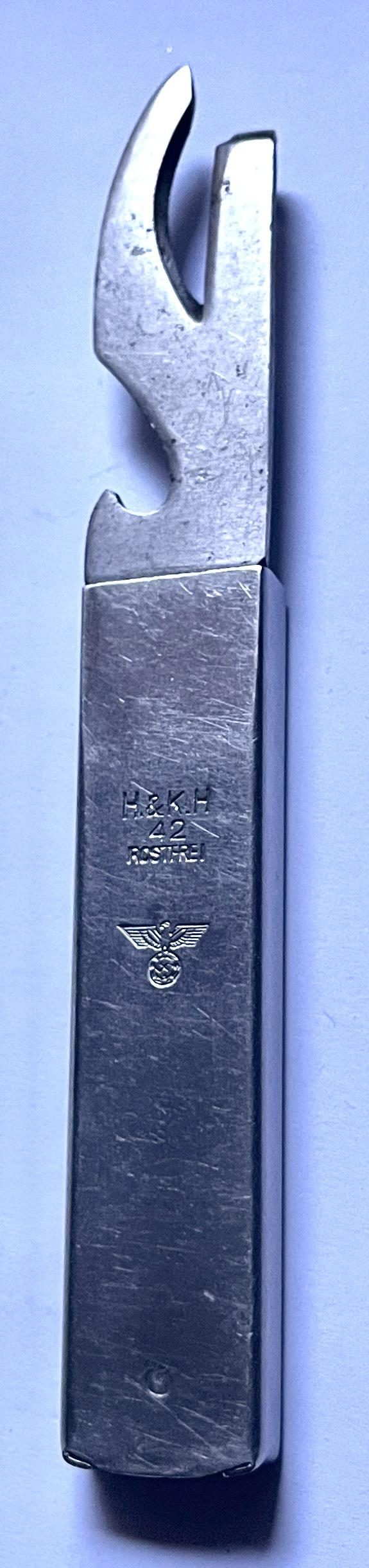 WW2 GERMAN - KFS SET  - H & K. H. - 1942 - OPENER