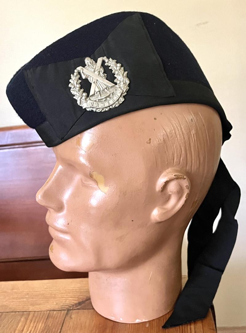 WW2 CAMERON HLDRS. - OFFICERS BLACK GLENGARRY- MEYER & MORTIMER