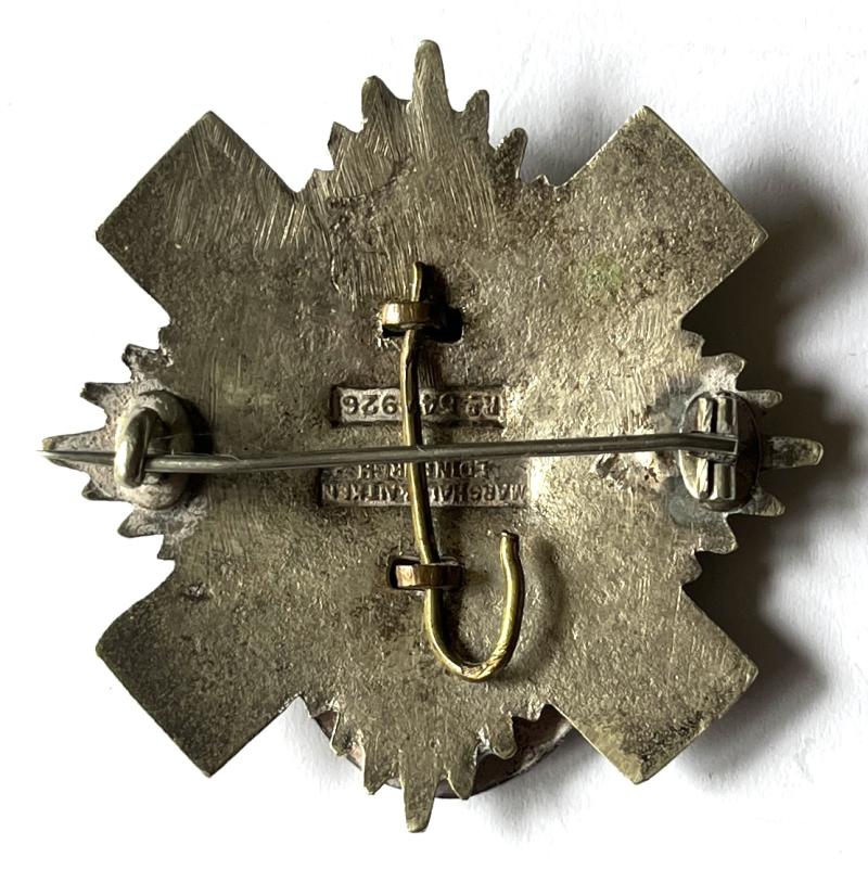 4TH / 5TH ROYAL SCOTS - OFFICERS BI - METAL CAP BADGE - MARSHALL & AITKEN