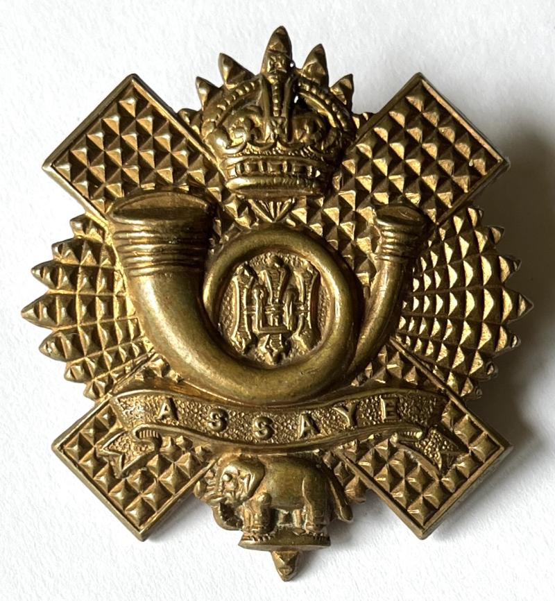 WW1 HLI (HIGHLAND LIGHT INFANTRY) BRASS  ECONOMY BADGE