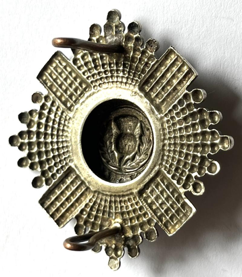 9TH ROYAL SCOTS, (DANDY 9TH) - WW1 SGTS. SPORRAN BADGE