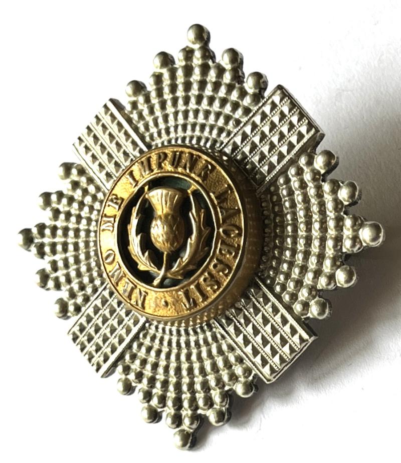 WW2  SCOTS GUARDS OFFICERS BADGE - J R GAUNT LONDON