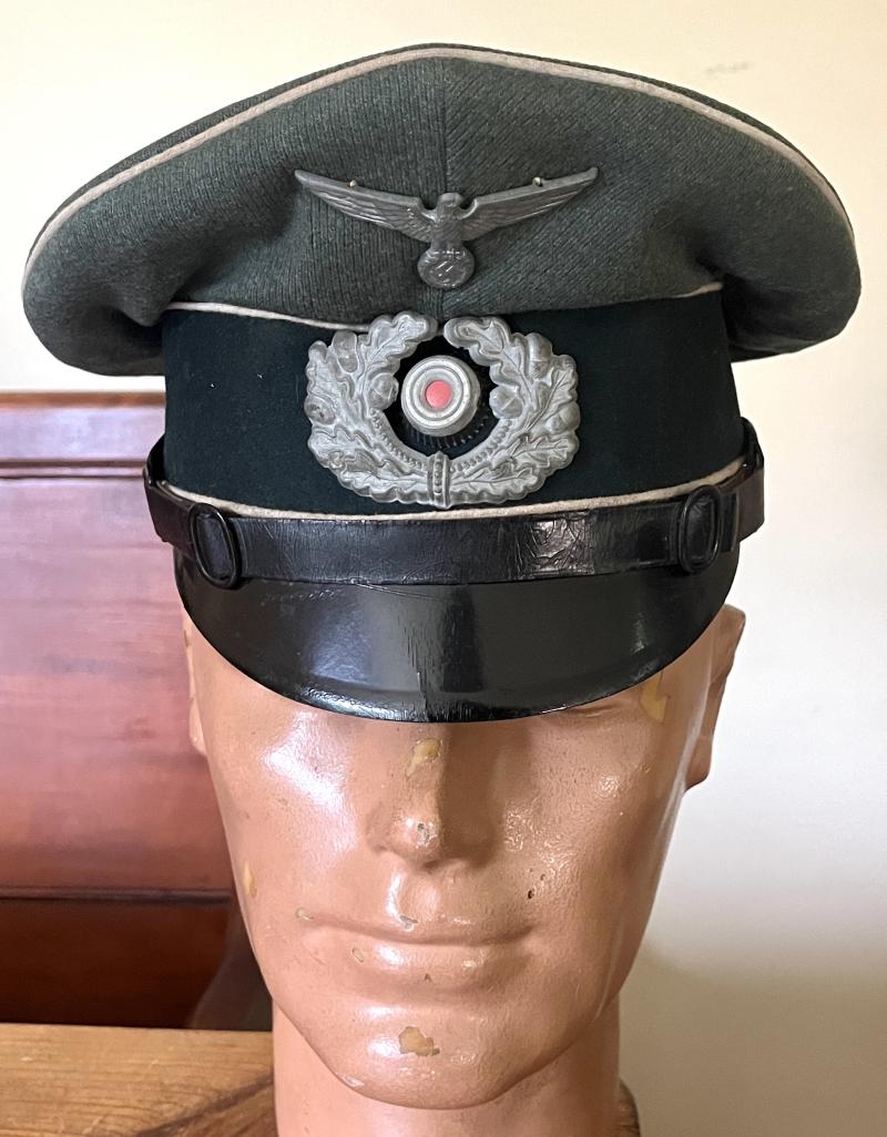GERMAN 3RD REICH -  ARMY NCO'S  VISOR CAP