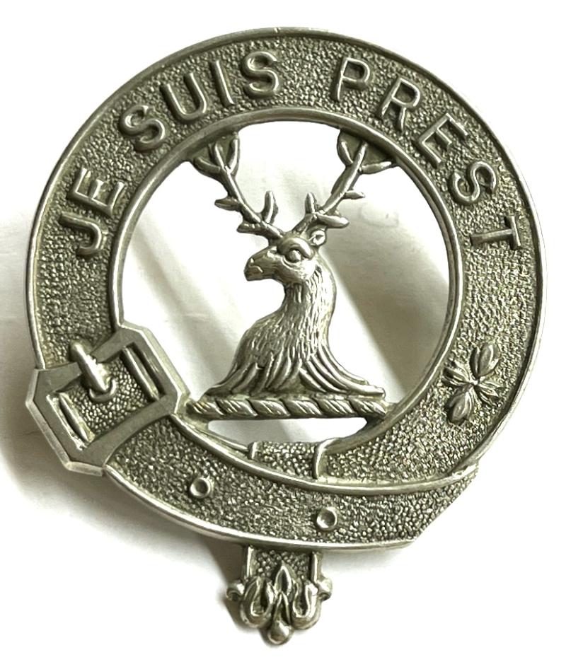 WW2 LOVAT SCOTS GLENGARRY BADGE