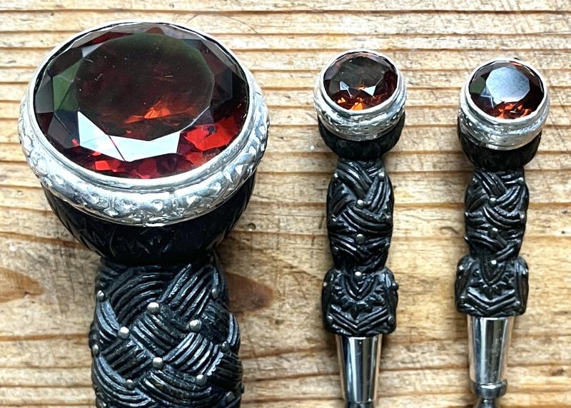 ARGYLL & SUTHERLAND HIGHLANDERS WW2 OFFICERS SILVER PLATED DIRK - ANDERSON EDINBURGH