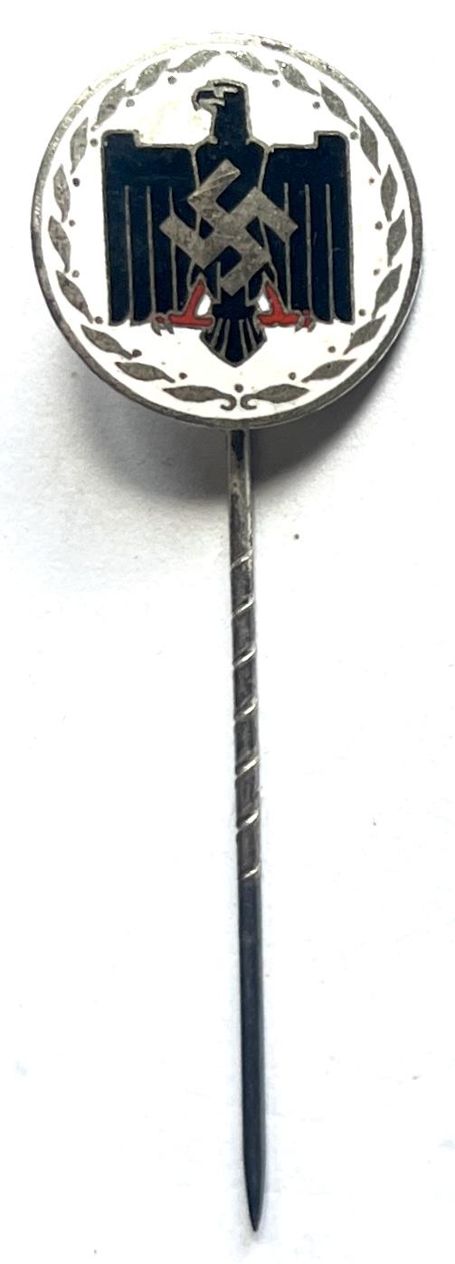 3RD REICH GERMAN - DRL HONOR AWARD STICK PIN - SILVER GRADE FOR NON MEMBERS