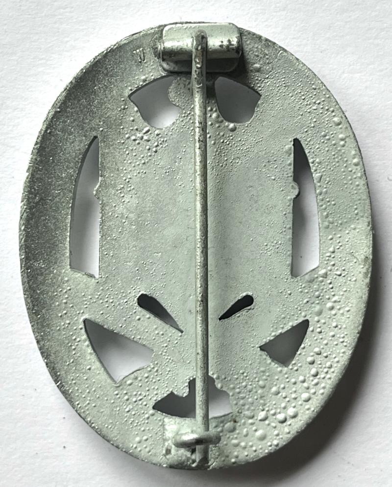 WW2 GERMAN - GENERAL ASSAULT BADGE - KARL WUSTER