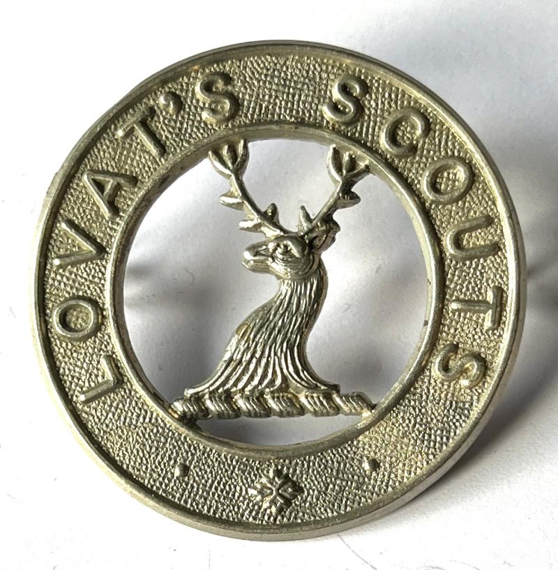 WW1 - LOVAT'S  SCOUTS CAP BADGE