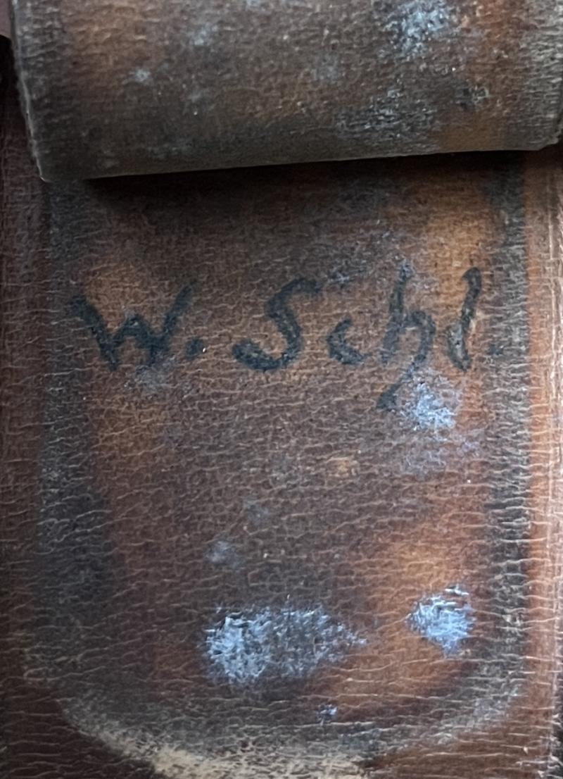 LUFTWAFFE BELT & BUCKLE SET - 1941 DTD. AURICH DRESDEN