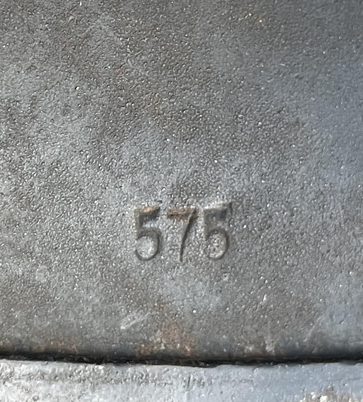 WW2 GERMAN LUFTWAFFE M40 HELMET CAMO HELMET - HUGE SIZE