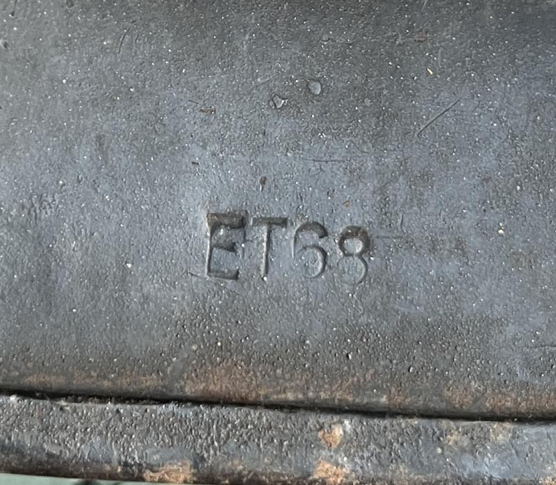 WW2 GERMAN LUFTWAFFE M40 HELMET CAMO HELMET - HUGE SIZE