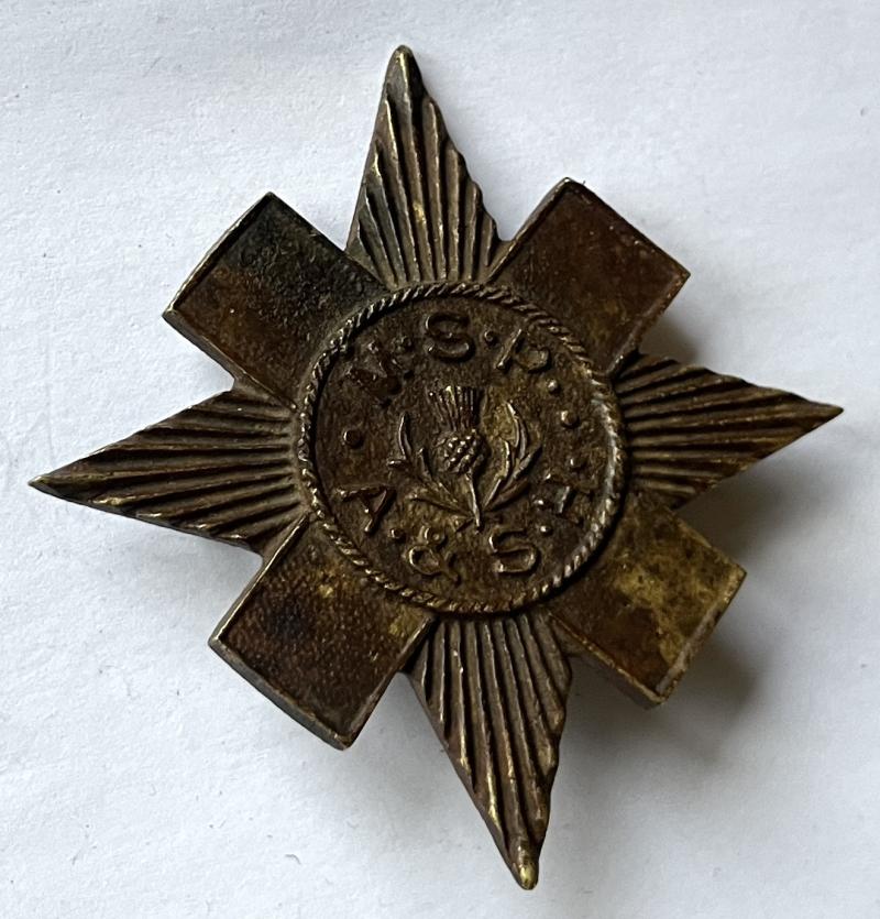 ARGYLL & SUTHERLAND HIGHLANDERS MUSIC SCHOOL OF PIPING BRONZE BADGE