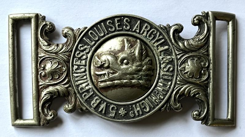 5th V.B. ARGYLL & SUTHERLAND WAIST BELT CLASP / BUCKLE