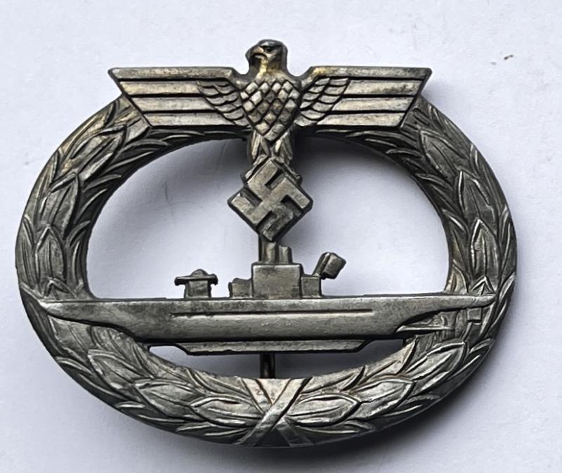 GERMAN KREIGSMARINE - U BOAT BADGE - F.O.- VET BRING BACK