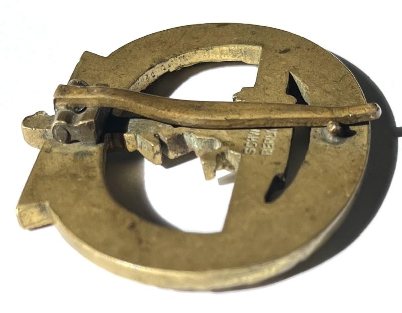 WW2 GERMAN EARLY- 1ST TYPE U BOAT AWARD - TOMBAK - SCHWERIN