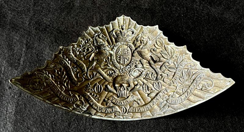 VICTORIAN -17TH LANCERS CZAPKA - HELMET PLATE