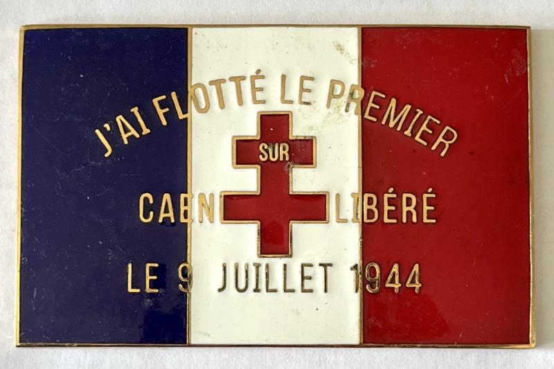 75TH ANNIVERSARY - D-DAY - CAEN LIBERATION ANNIVERSARY - PLAQUE