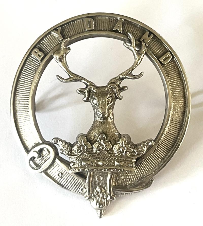 6TH V.B. GORDON HIGHLANDERS - OFFICERS GLENGARRY BADGE