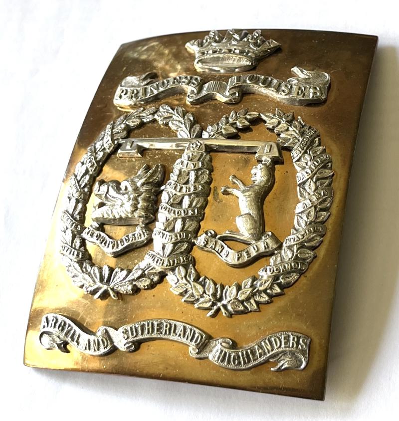 WW1 - ARGYLL & SUTHERLAND HLDRS. - OFFICERS SHOULDER BELT PLATE