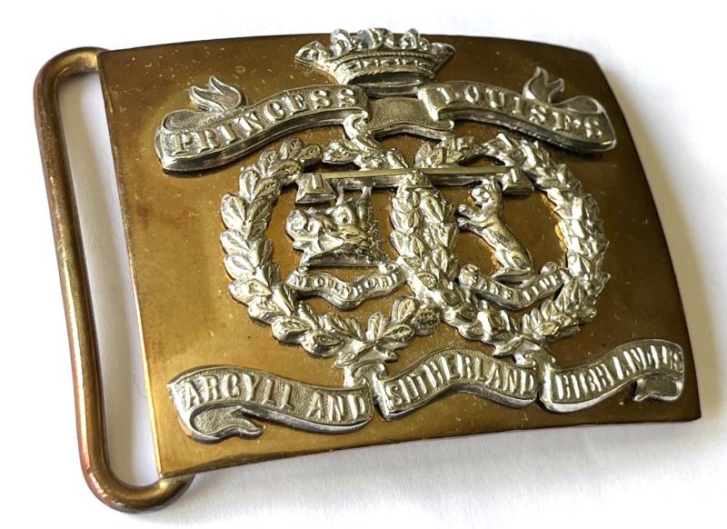WW1 - ARGYLL & SUTHERLAND HLDRS. OFFICERS WAIST BELT PLATE