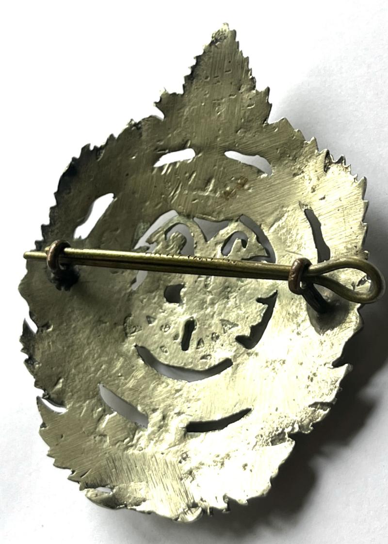 WW1 - ARGYLL & SUTHERLAND HLDRS. - OFFICERS CAP BADGE - ATTRIBUTED