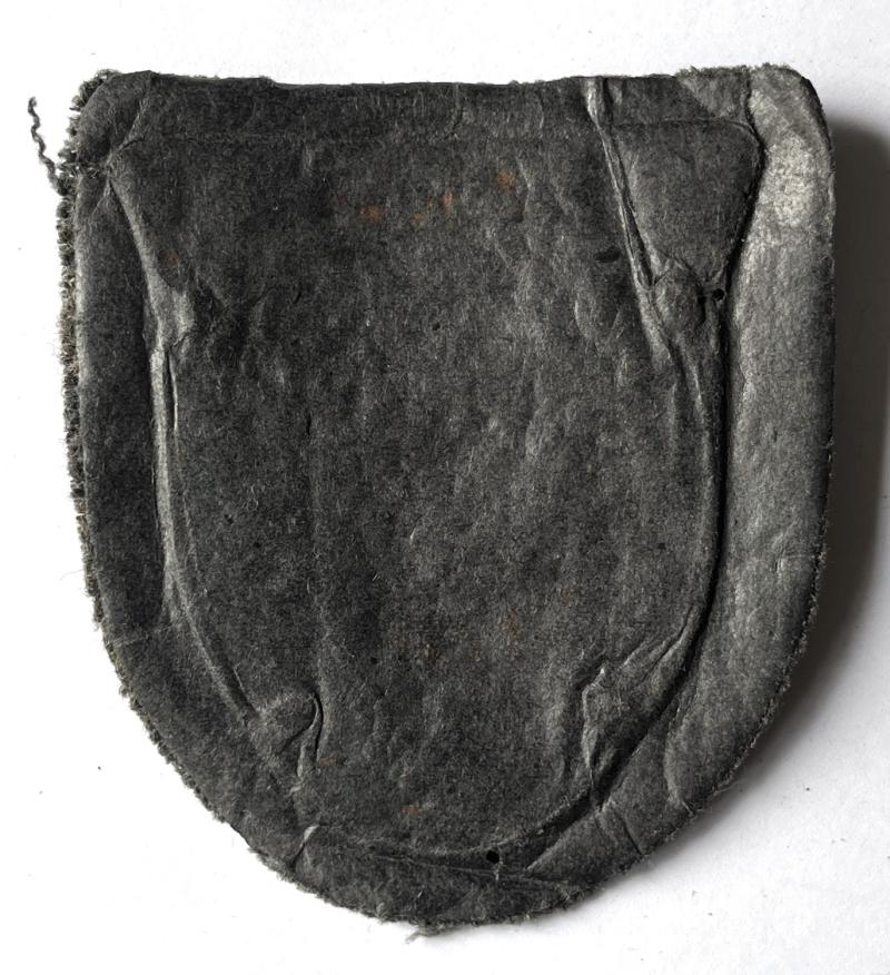 WW2 GERMAN ARMY KUBAN SHIELD - REMOVED FROM UNIFORM