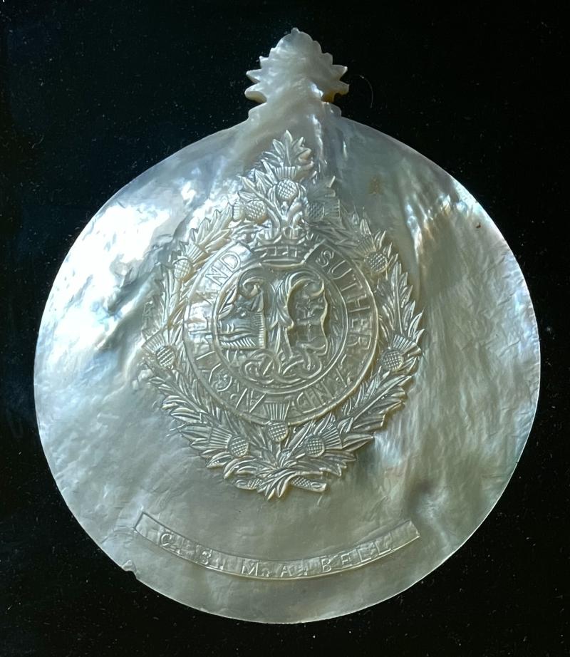 WW2 - ARGYLL & SUTHERLAND HLDRS. - MOTHER OF PEARL