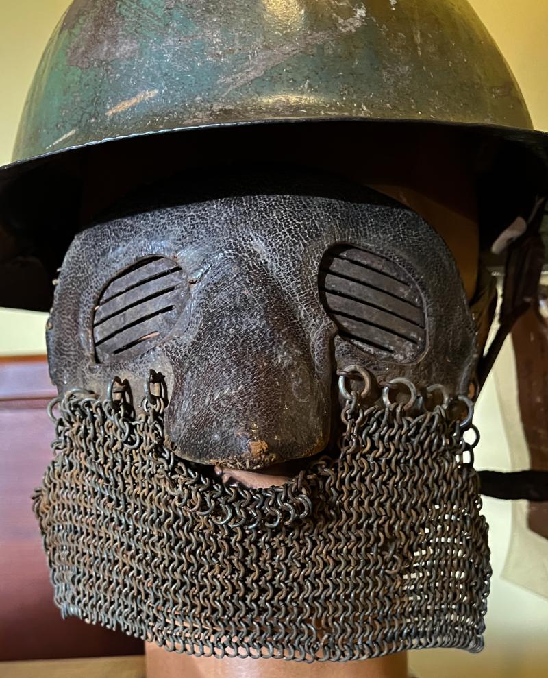 WW1 BRITISH CHAIN MAIL TANK SPLATTER  MASK