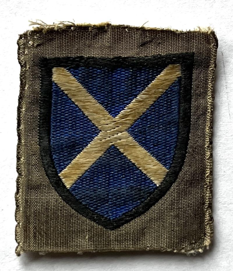 WW2  52ND LOWLAND SLEEVE SALTYRE - MOUNTAIN